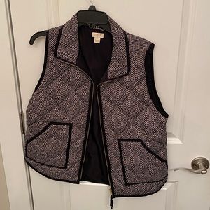 J Crew Herringbone Vest